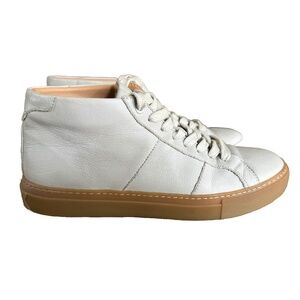 Greats The Royal High Gum Leather Sneakers. Made in Italy.